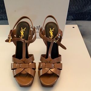 YSL Tribute platform shoes